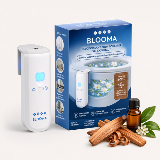 Blooma - Pack distributeur avec recharge Teck Ambré Prestige